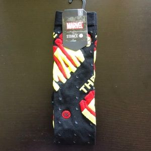Stance Marvel Iron Man Crew Socks men’s 9-12